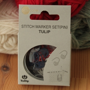 튤립 아미꼬레 단수핀세트[튤립모양] AMICOLLE Stitch Marker-set[AC-032]굿실(경안섬유)