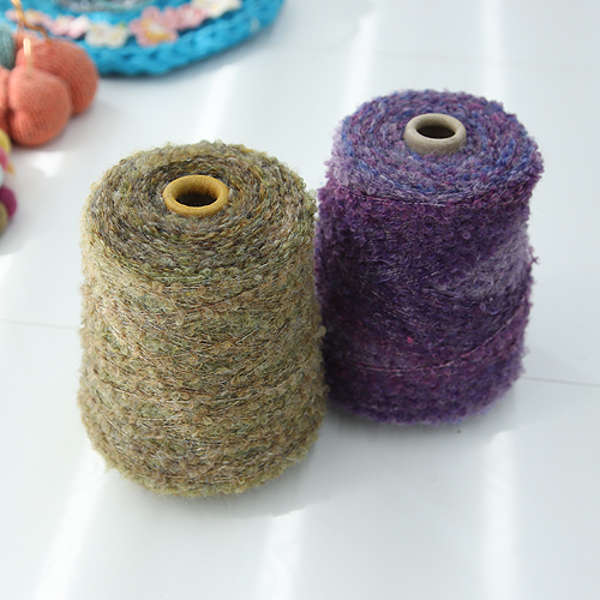 멜란지키드링얀콘사 Melange Kidring-Yarn cone(420g)굿실(경안섬유)